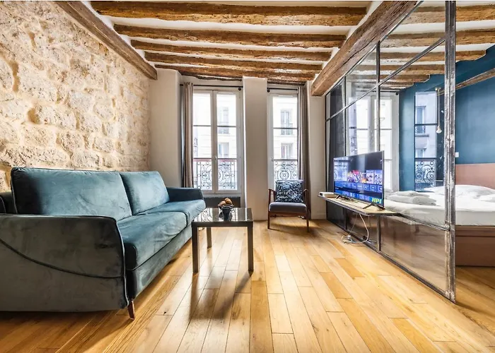 Apartmán Peaceful - 1br-4p - Arts Et Metiers *